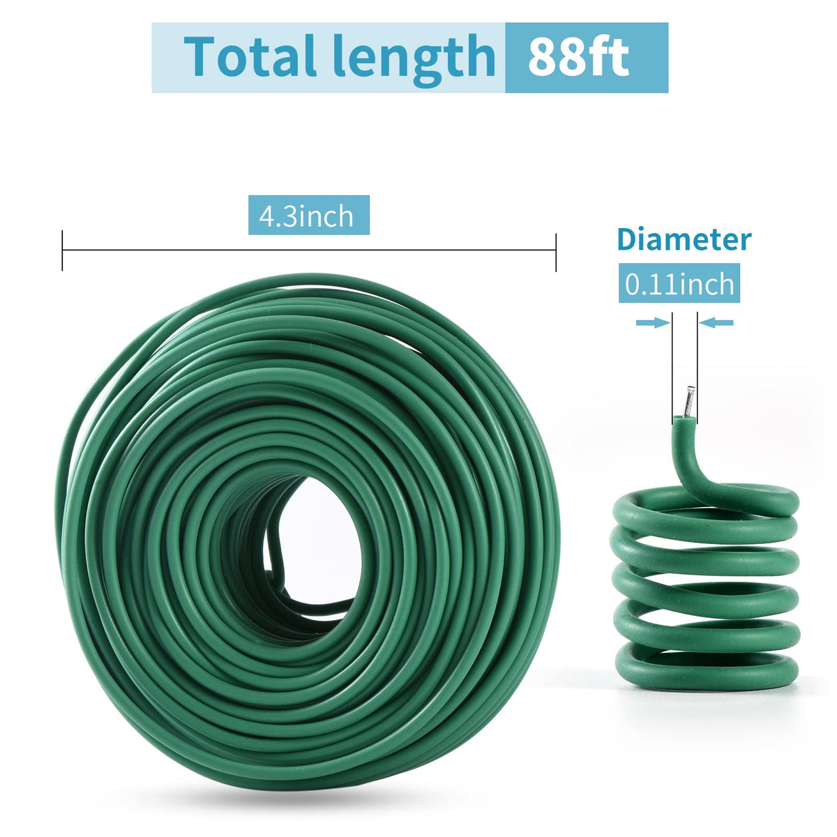 YDSL soft tie 3mm diameter offers flexible, gentle stems support.
