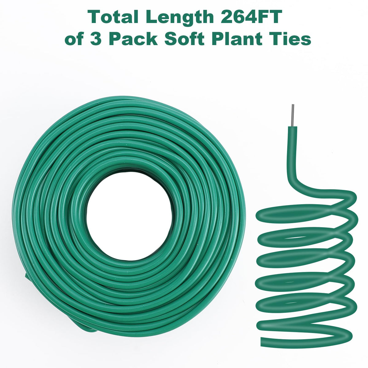YDSL soft ties bendable to shape stems without damage