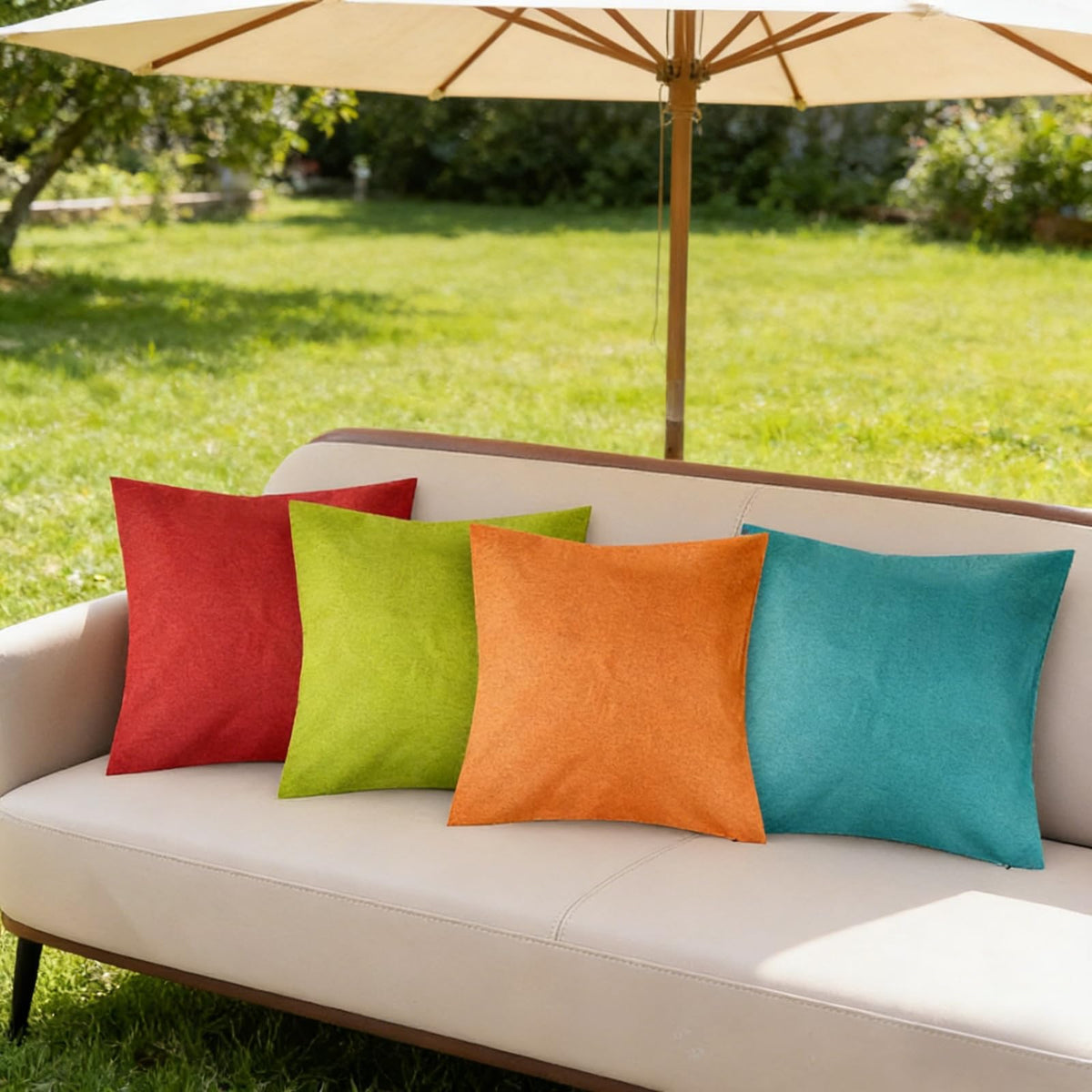 yeabwps waterproof fabric closeup, durable pillow cover texture