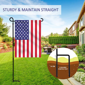 YEAHOME assembly joints create a secure seamless flag stand setup.