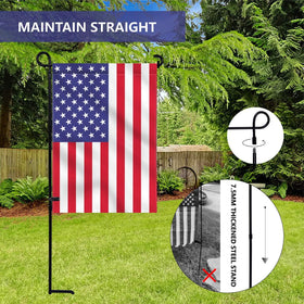 YEAHOME black-powder-coated-flagpole emphasizes weatherproof durability.