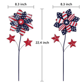 YEAHOME 22.4 inch stake sway with breeze for summer yard decor.