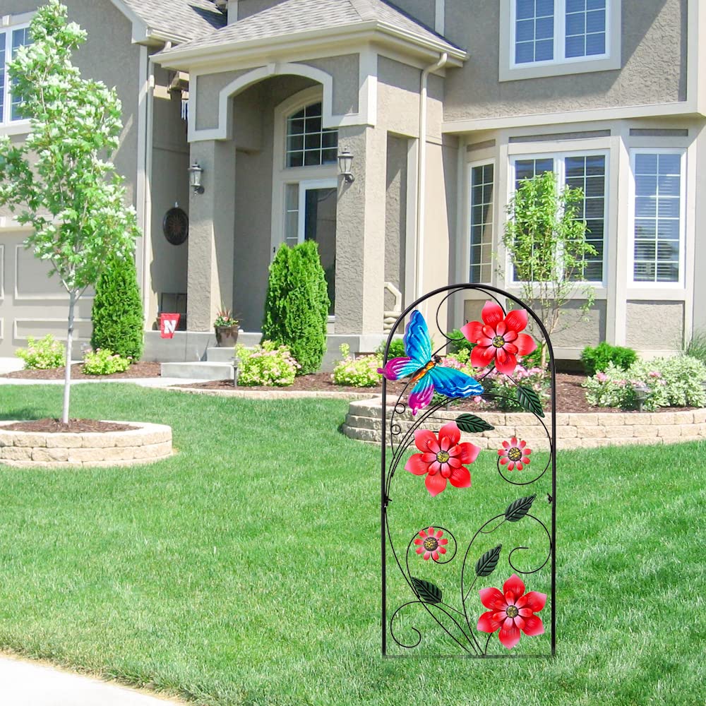 YEAHOME ground-stable yard stake with two bottom stakes for easy installation.