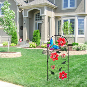 YEAHOME ground-stable yard stake with two bottom stakes for easy installation.