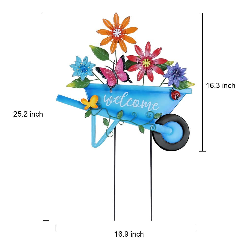 YEAHOME outdoor decor for yard pathways adds spring charm.