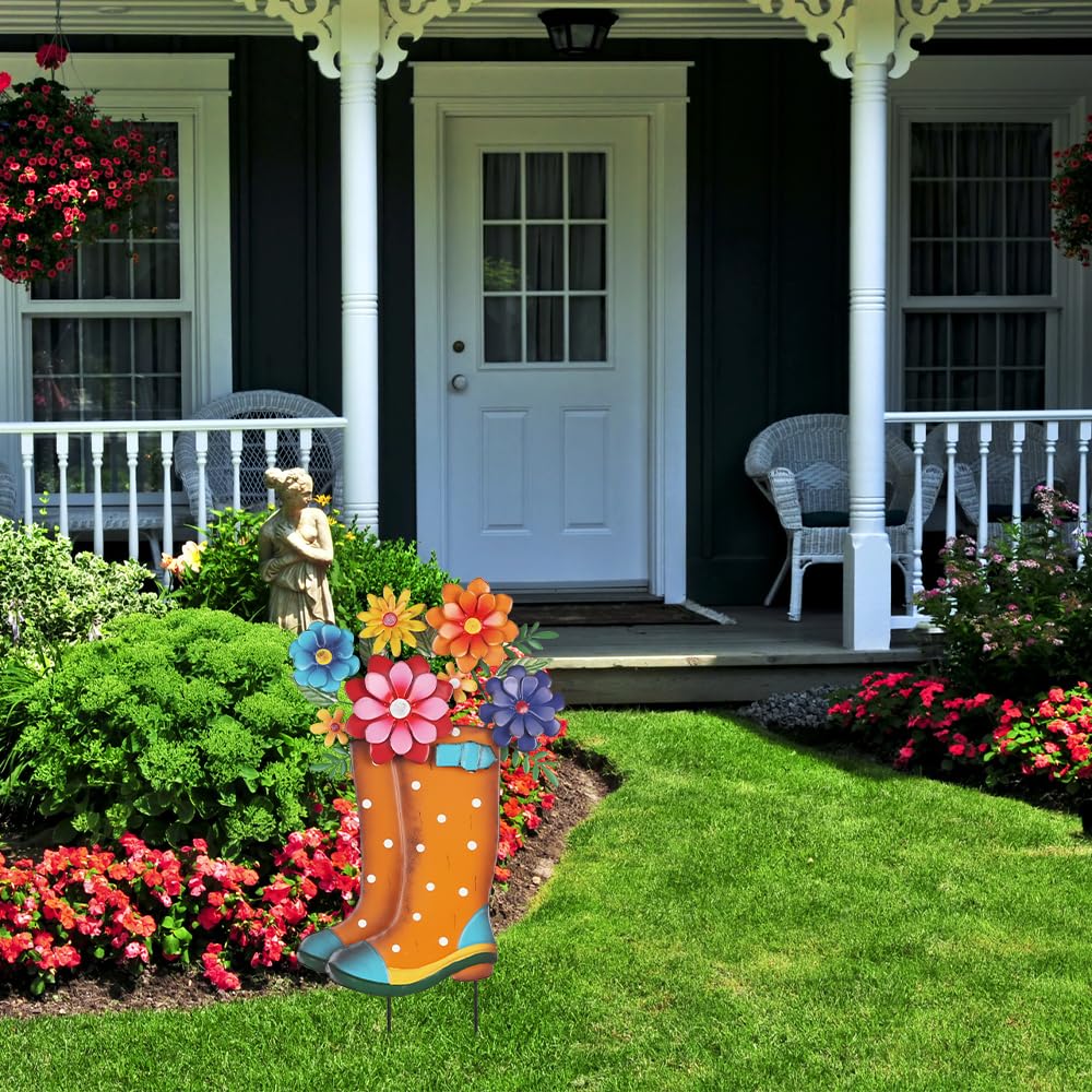 YEAHOME outdoor stake suits lawn, beds, and pathways