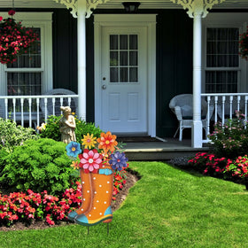 YEAHOME outdoor stake suits lawn, beds, and pathways