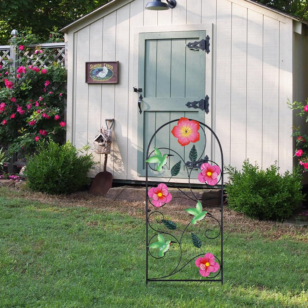 YEAHOME waterproof paint keeps hibiscus and birds bright in all seasons