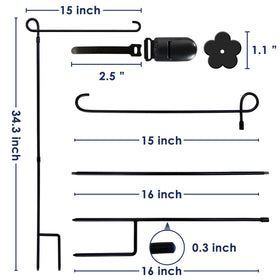 YEAHOME easy assembly with screw-in joints for a stable three-piece setup.