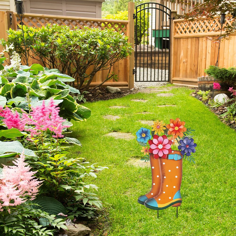 YEAHOME spring decor stake doubles as a thoughtful garden gift