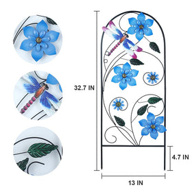 YEAHOME outdoor decor stake resists rust for long-lasting color.