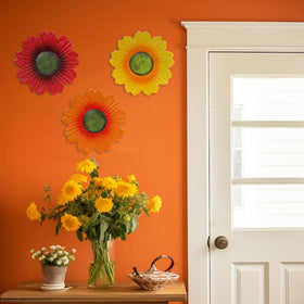 YEAHOME Sunflower Wall Decor 9-inch dimensions suitable for compact gallery walls.