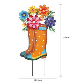 YEAHOME wind-responsive garden stake nods in breeze along paths