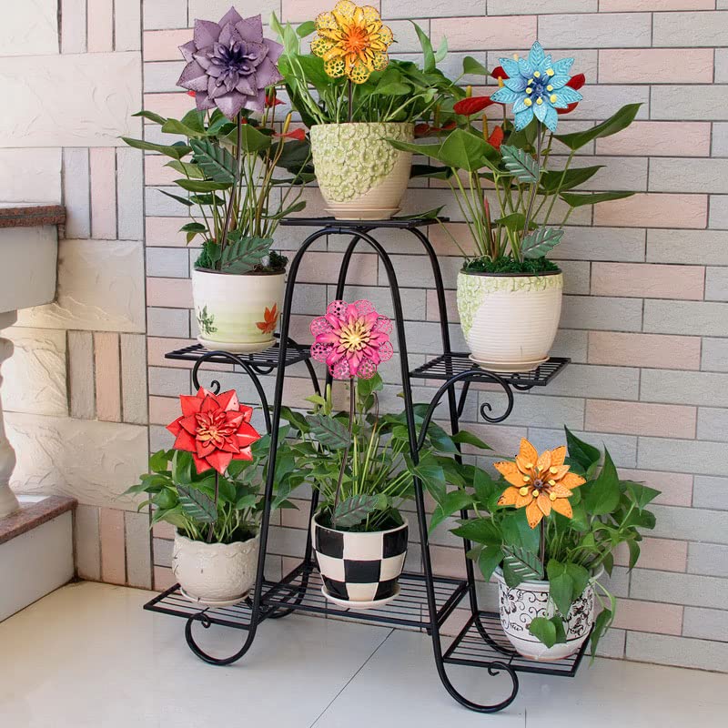 YEAHOME six-pack stakes brighten porches, lawns, and walkways.