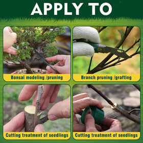 Yeardera pruning sealer protects a graft and supports natural wound recovery.