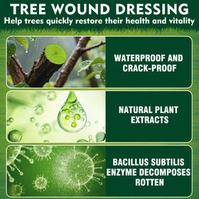 Yeardera waterproof protection seals wounds against rain and humidity.