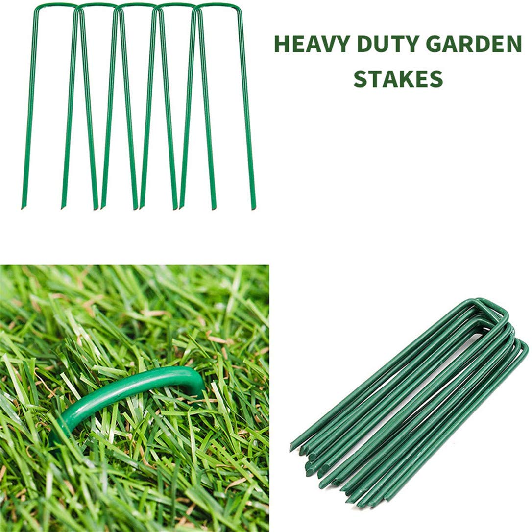 Yeasing garden stakes ideal for tomato cages and garden nets.
