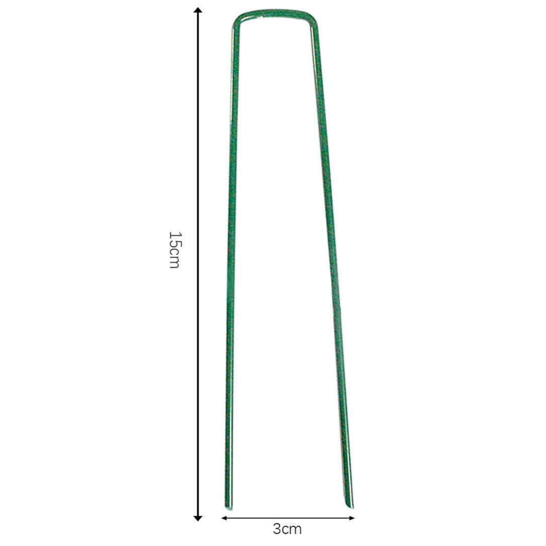 Yeasing U-shaped landscape pins resist bending for long-lasting garden support.