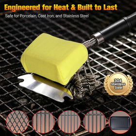YEBLEM all-grate-compatible design safe on multiple grates.