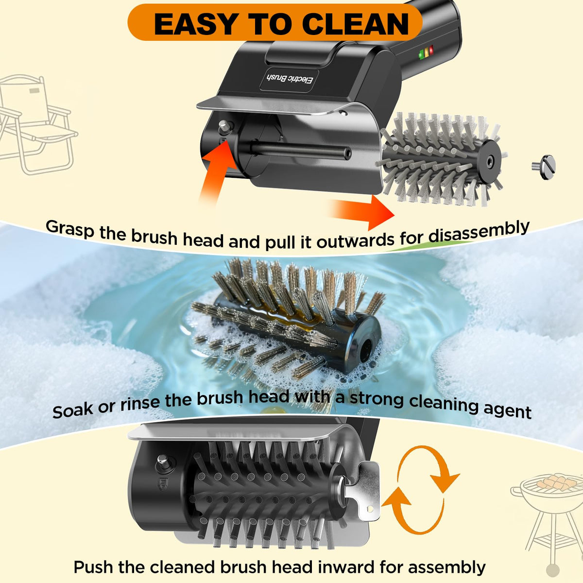 YEBLEM feather-light design reduces wrist fatigue during cleaning sessions.