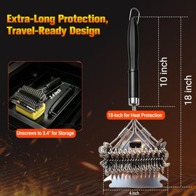 YEBLEM modular handle folds compactly for travel and storage.