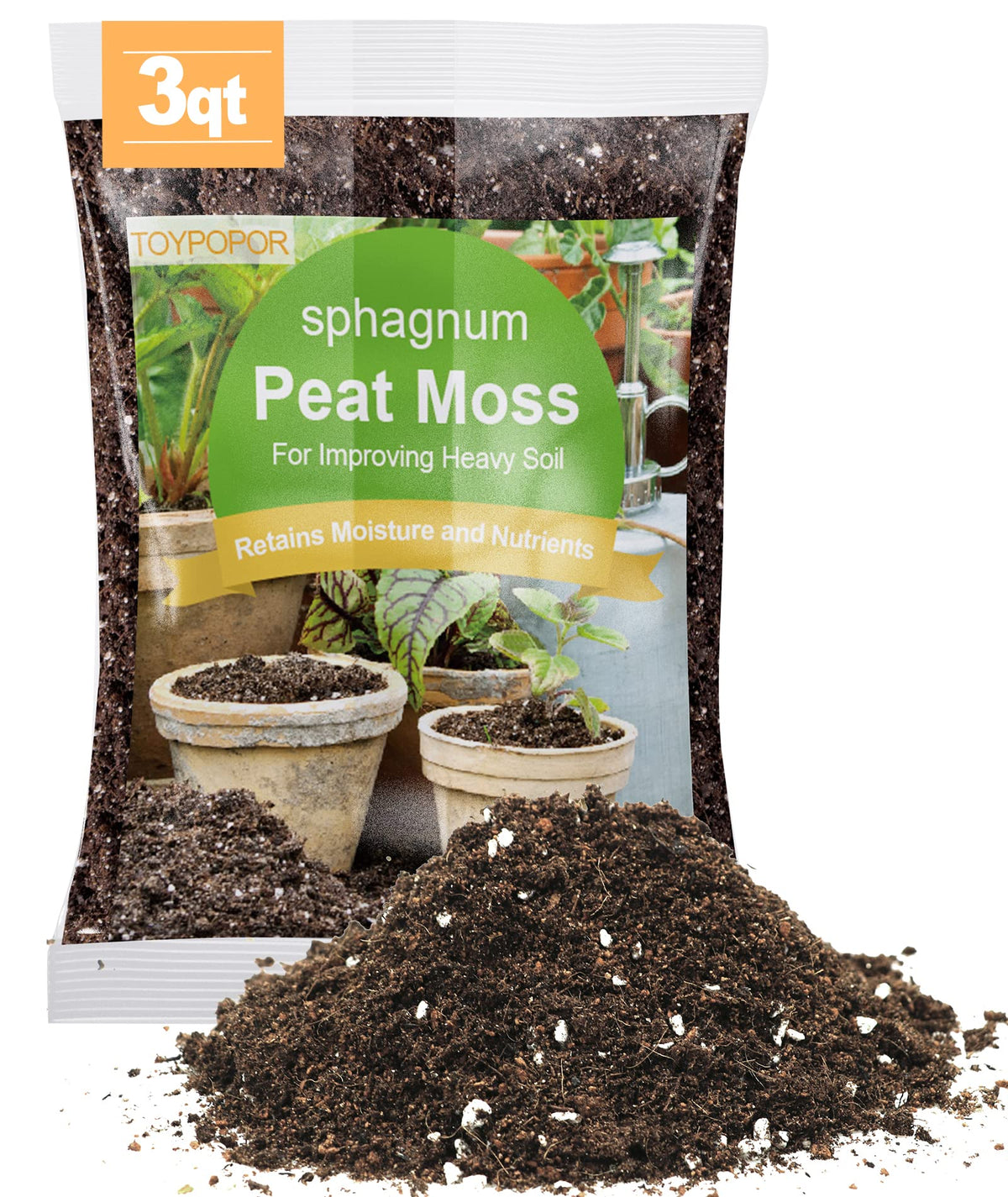 Yecna Sphagnum peat moss for bonsai potting improves root health and moisture retention.