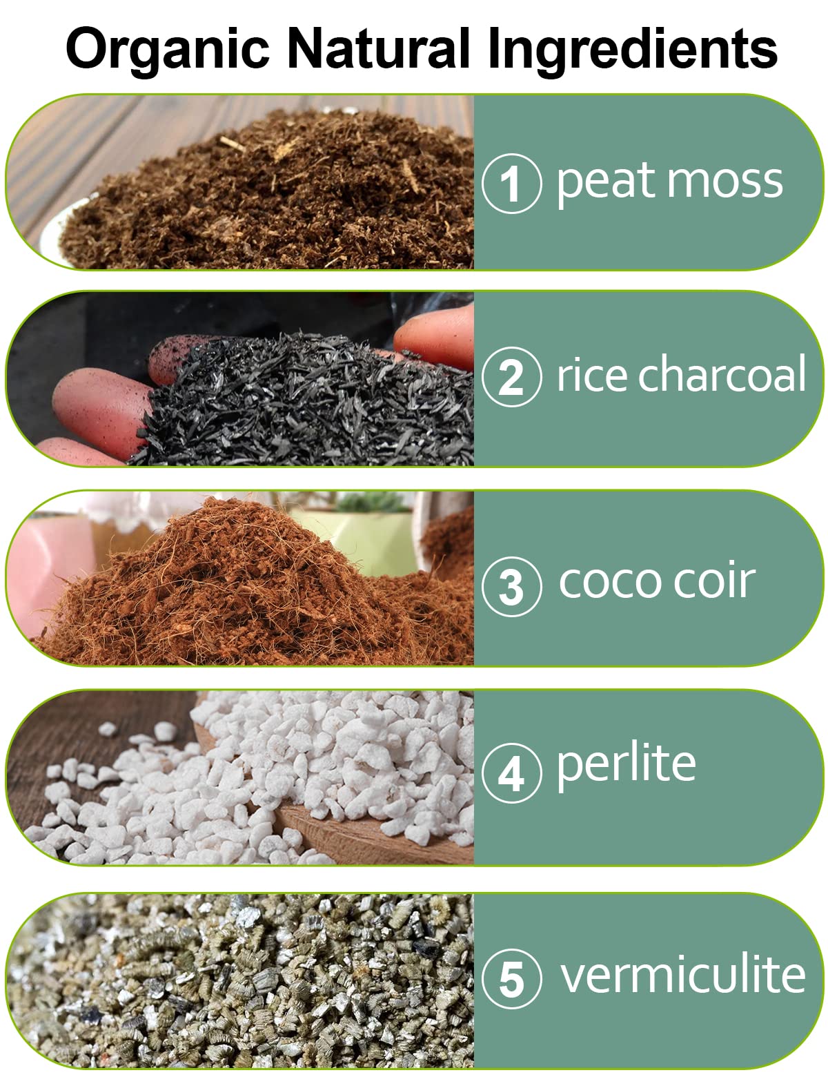 Yecna peat moss enhances orchid media with airy texture and water retention.