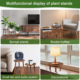 Yedcxup plant stand designed for corner spaces, balconies, and desks.