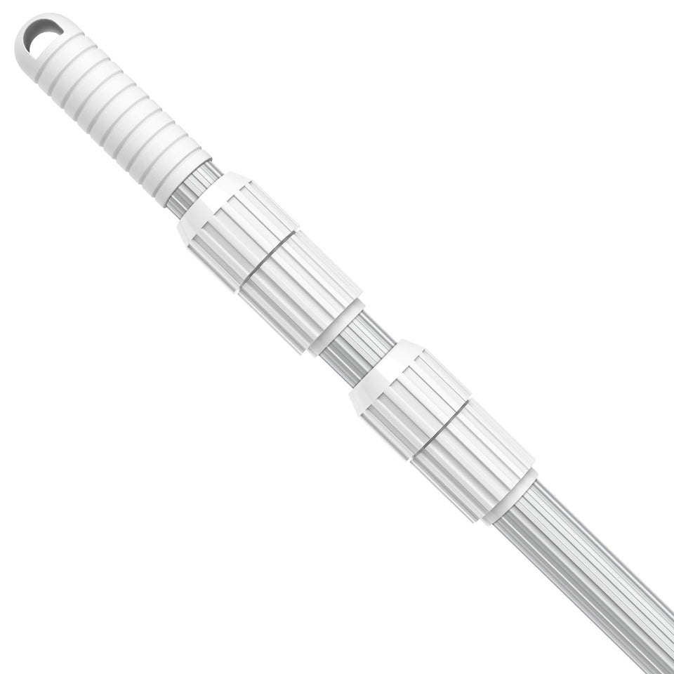 YEECHUN 15ft pool pole extended for wide-area cleaning and quick reach