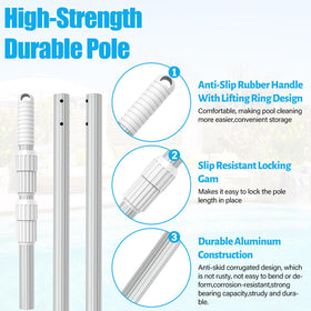 YEECHUN durable anodized aluminum construction resists rust for long use