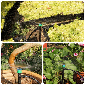 Yeedoox durable spike bubbler for long lasting outdoor irrigation.