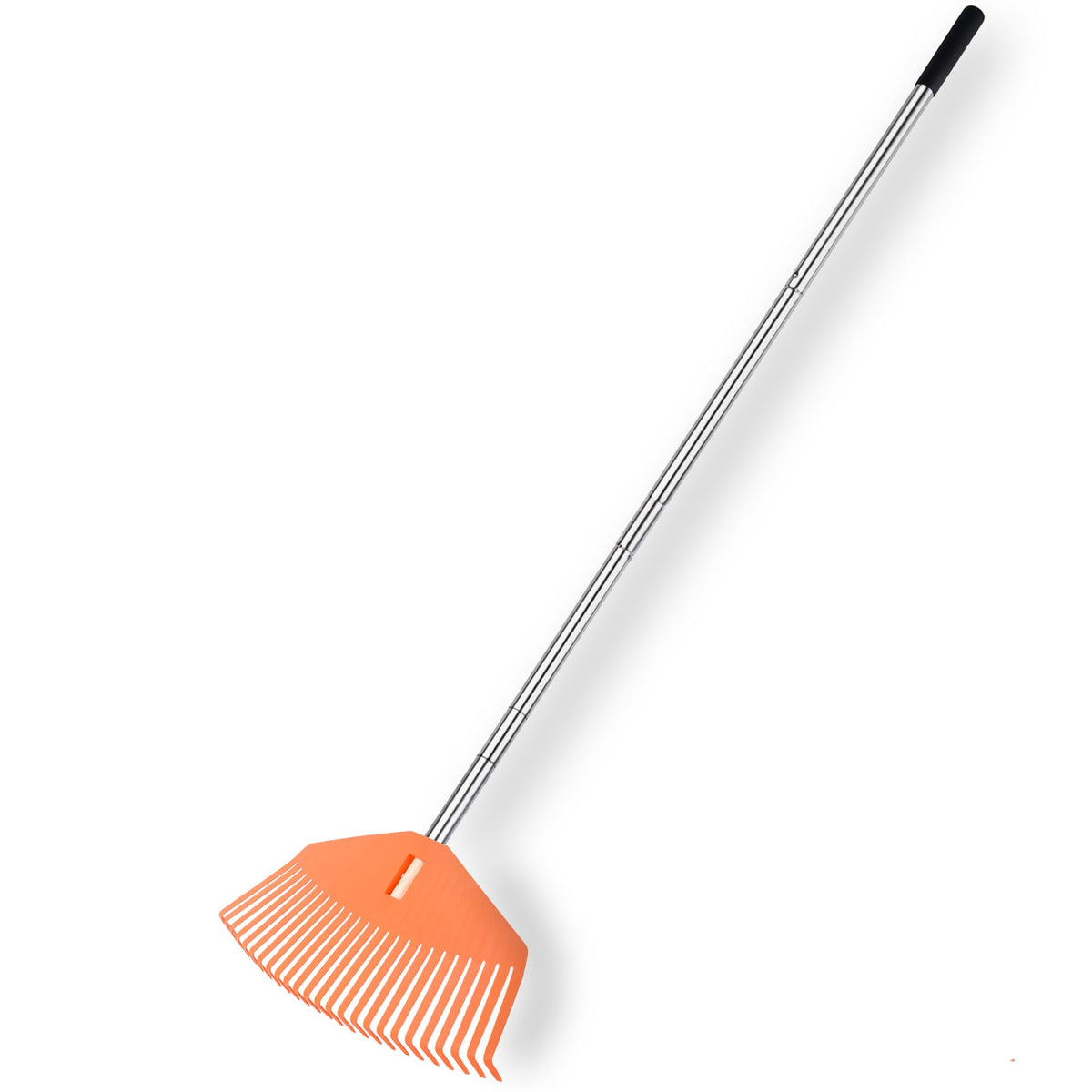 YEELOR leaf rake head with 16.5-inch width and plastic tines for efficient debris pickup.