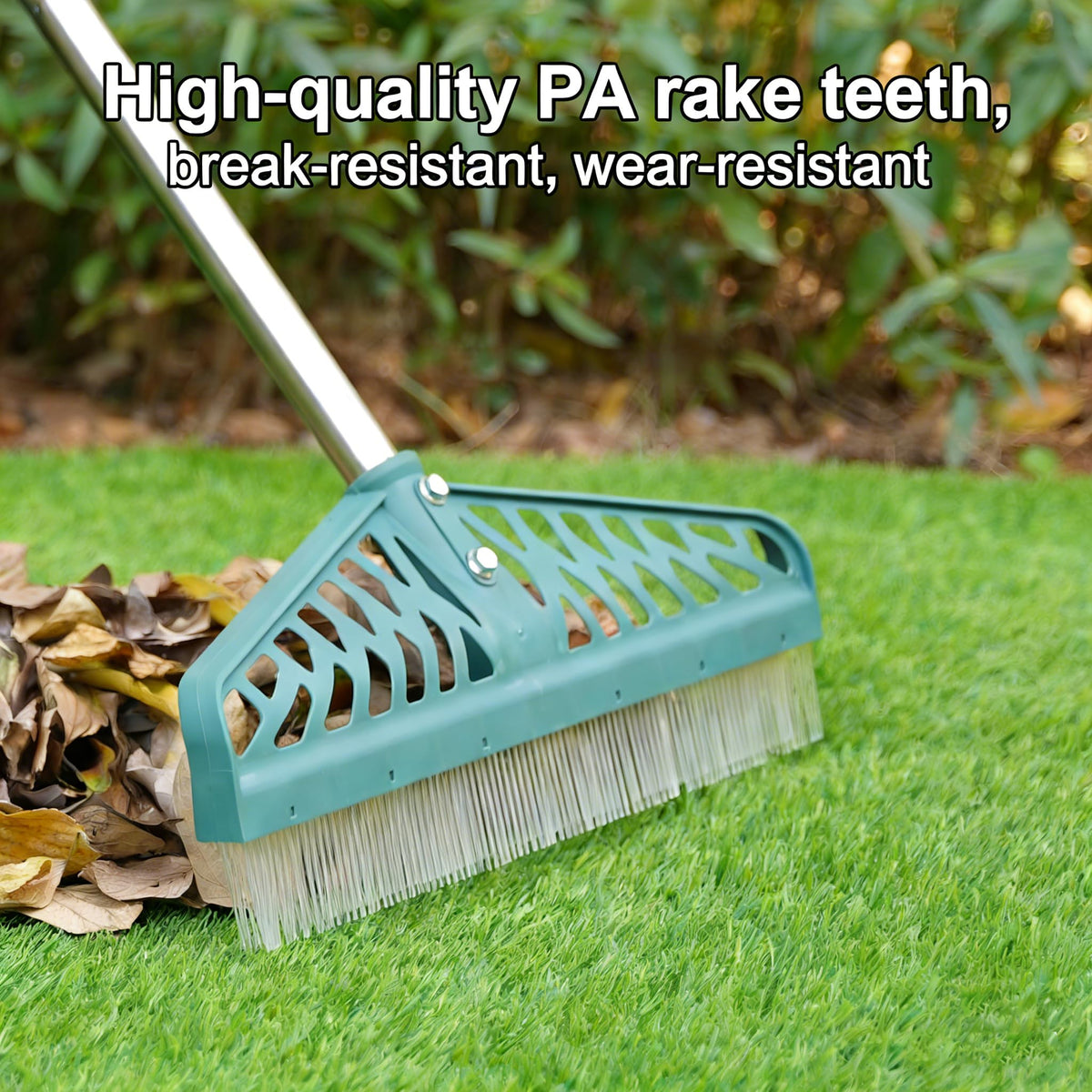 YEELOR stainless steel handle provides durable, long-lasting support during cleaning