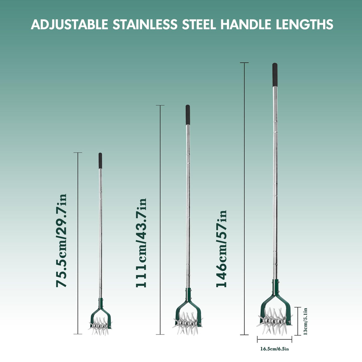 YEELOR assembled garden tool ready for immediate soil improvement and planting tasks.
