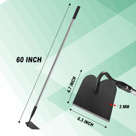 YEELOR hoe with anti-loosening bolts prevents wobble during intensive work.