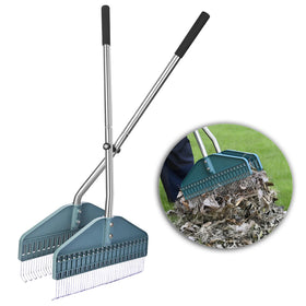 YEELOR Leaf Grabber at 36.6 inches, extending reach for upright debris collection.