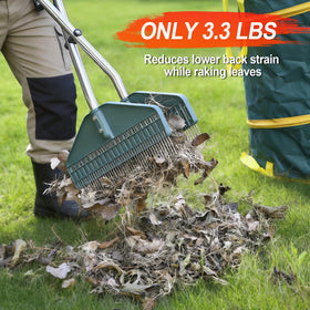 YEELOR Leaf Grabber weighs 4 pounds for lighter yard cleanup.