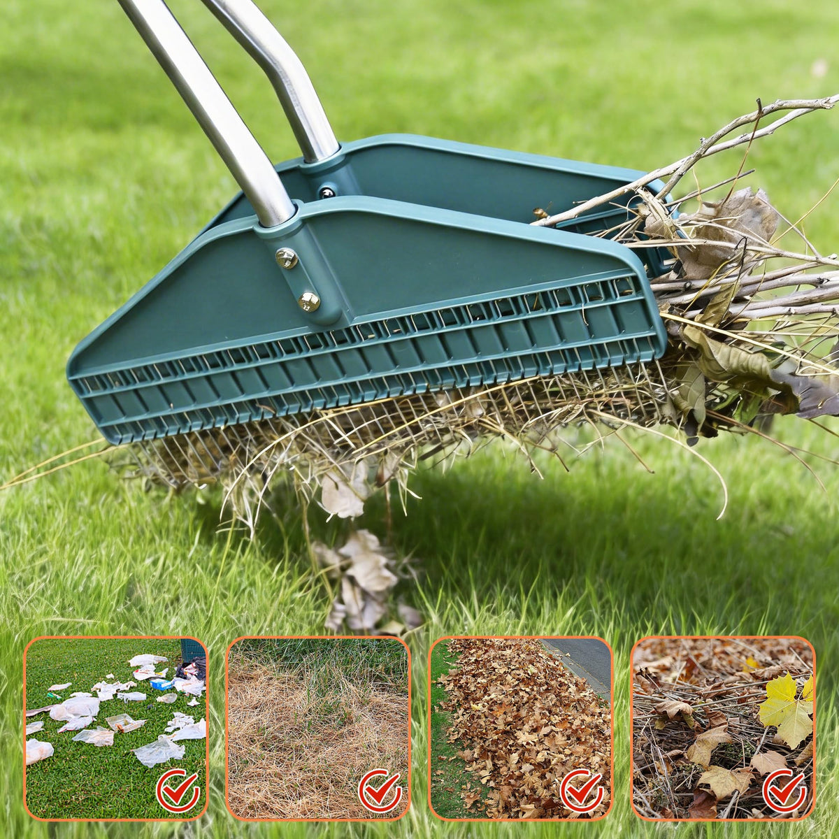 YEELOR Leaf Grabber employs a simple reverse lever mechanism for maintenance.