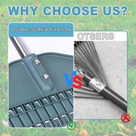 YEELOR spring steel tines deliver durable elastic thatch removal