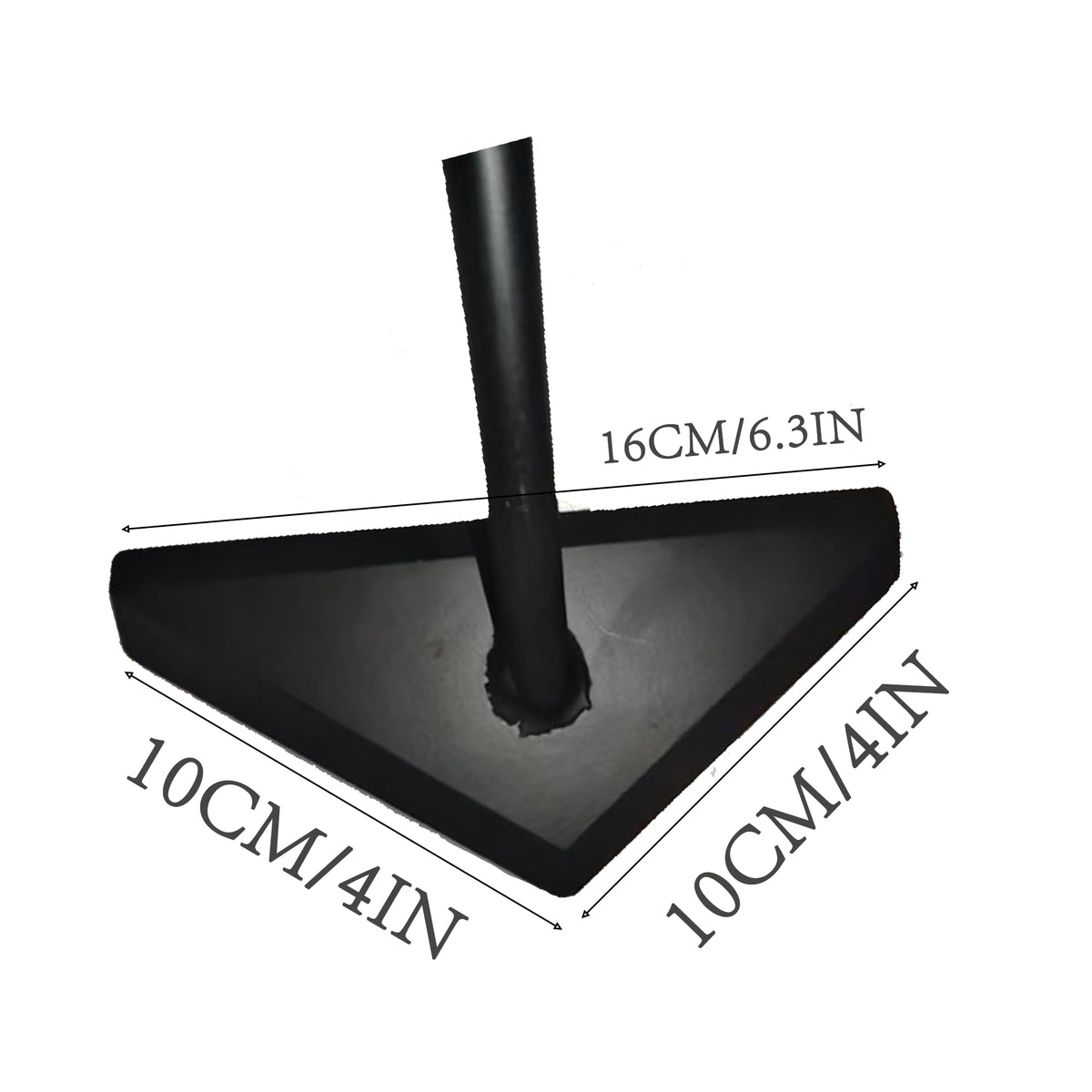 YEELOR triangle garden hoe long handle extension for easy reach without bending