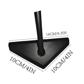 YEELOR triangle garden hoe long handle extension for easy reach without bending