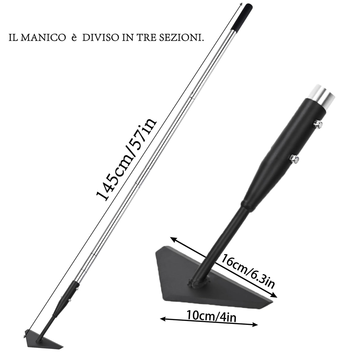 YEELOR multipurpose weed tool suitable for loosening soil and light tilling
