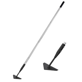 YEELOR triangle garden hoe with triangular blade designed for precise weed removal