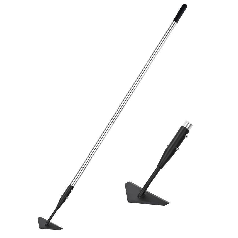 YEELOR triangle garden hoe with triangular blade designed for precise weed removal