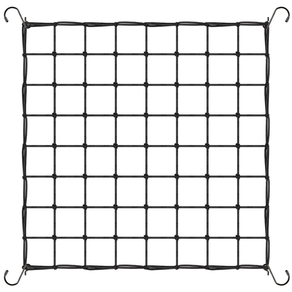 Yeestone trellis netting with 4x4 mesh supports vines and fruits for even growth.