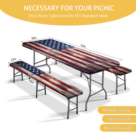 YEYE JUICE bench covers pair to protect seating on camping trips.