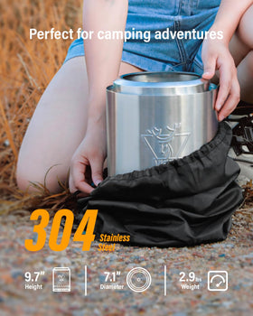 YEFU portable bag keeps the fire pit ready for camping trips