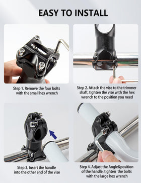 Yehenarn versatile attachment fitting both commercial and residential trimmers