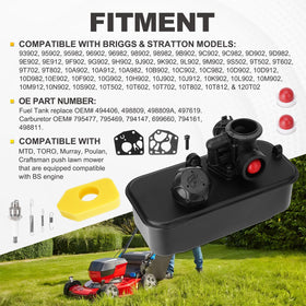 YEHERIT carburetor kit fits Briggs engines for smooth power delivery