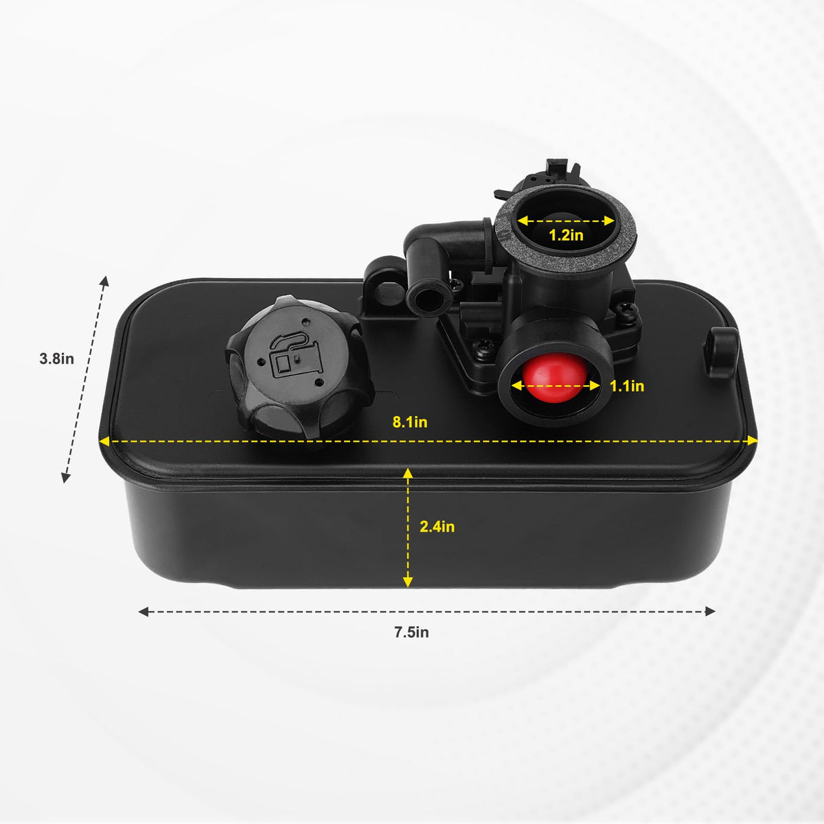 YEHERIT spark plug included supports reliable ignition and efficient combustion